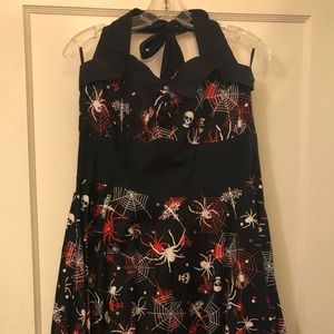 Hell Bunny Spooky-Cute Rockabilly Swing Dress